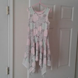 Faded Glory gray floral dress